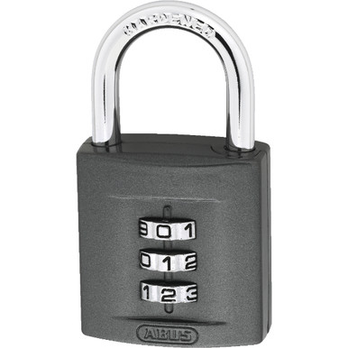 Further photograph of Abus 158 Padlock, Zinc Steel, Anthracite, Indoor, 86.1219 x 57.9437 mm