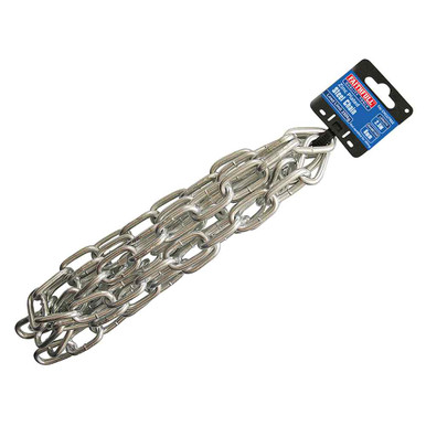 Further photograph of Faithfull Zinc Plated Chain 4.0mm x 2.5m - Max load 120kg