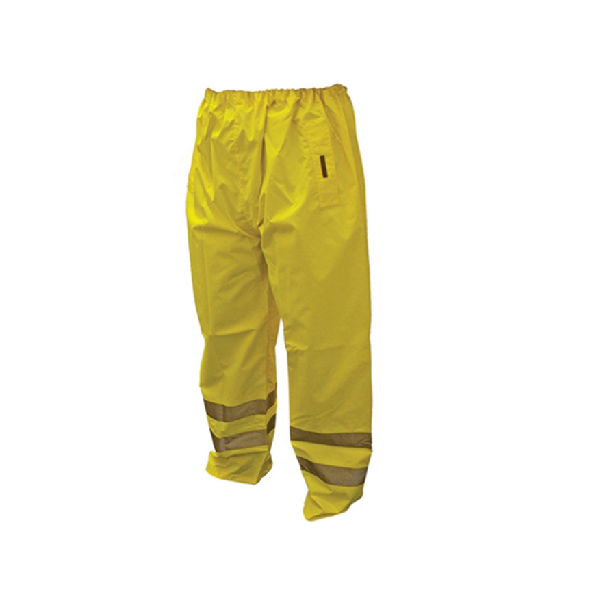 Photograph of Scan Hi-Vis Motorway Trouser Yellow Size M (34-36")