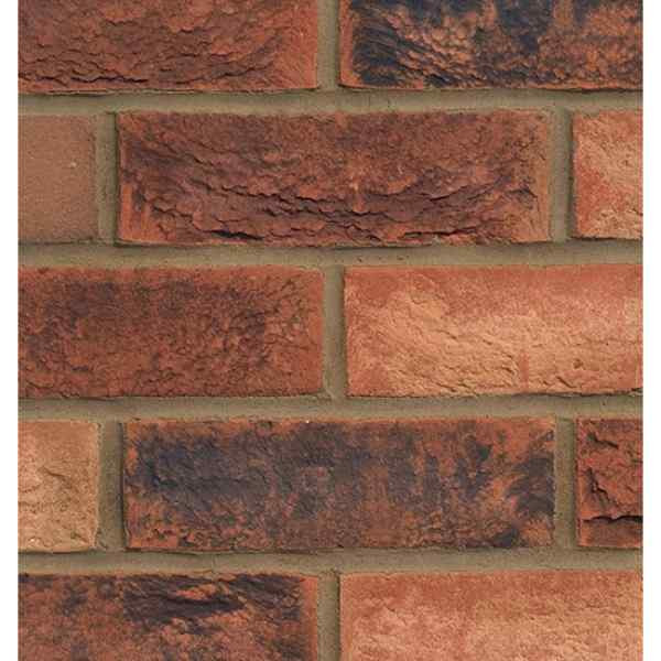 Photograph of Forterra Hampton Rural Blend Facing Brick, Red, 215 x 102.5 x 65mm