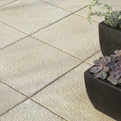 Further photograph of Torver Textured Paving 300mm x 300mm Buff