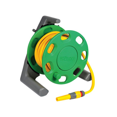 Hozelock 2412 Compact Hose Reel 30m & Multi-Purpose Hose 25m