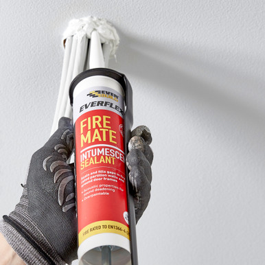 Further photograph of Everbuild Firemate Intumescent Sealant White C3 Cartridge 295ml