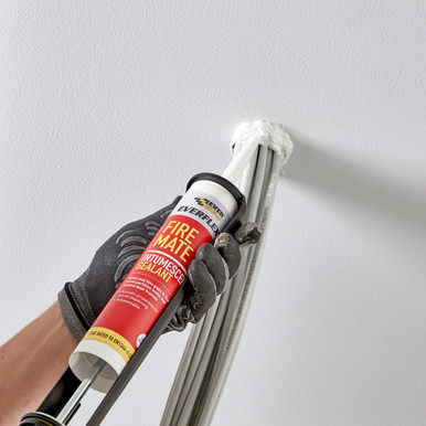 Further photograph of Everbuild Firemate Intumescent Sealant White C3 Cartridge 295ml