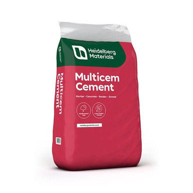 Heidelberg Materials Cement Multicem In Plastic Bags, 25kg product image