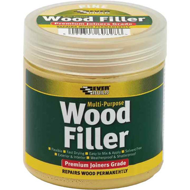 Everbuild Multipurpose Wood Filler Light Stainable, Water Based, 15min Dry Time, 250ml product image