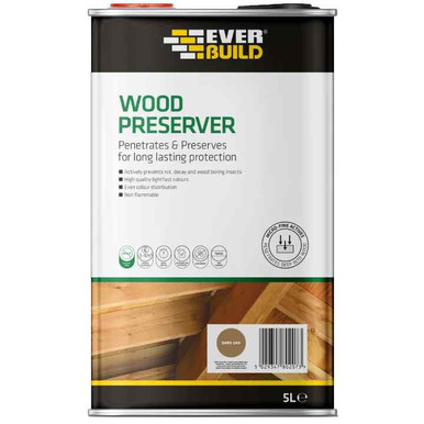 Everbuild Lumberjack Wood Preserver Fir Green 5Ltr