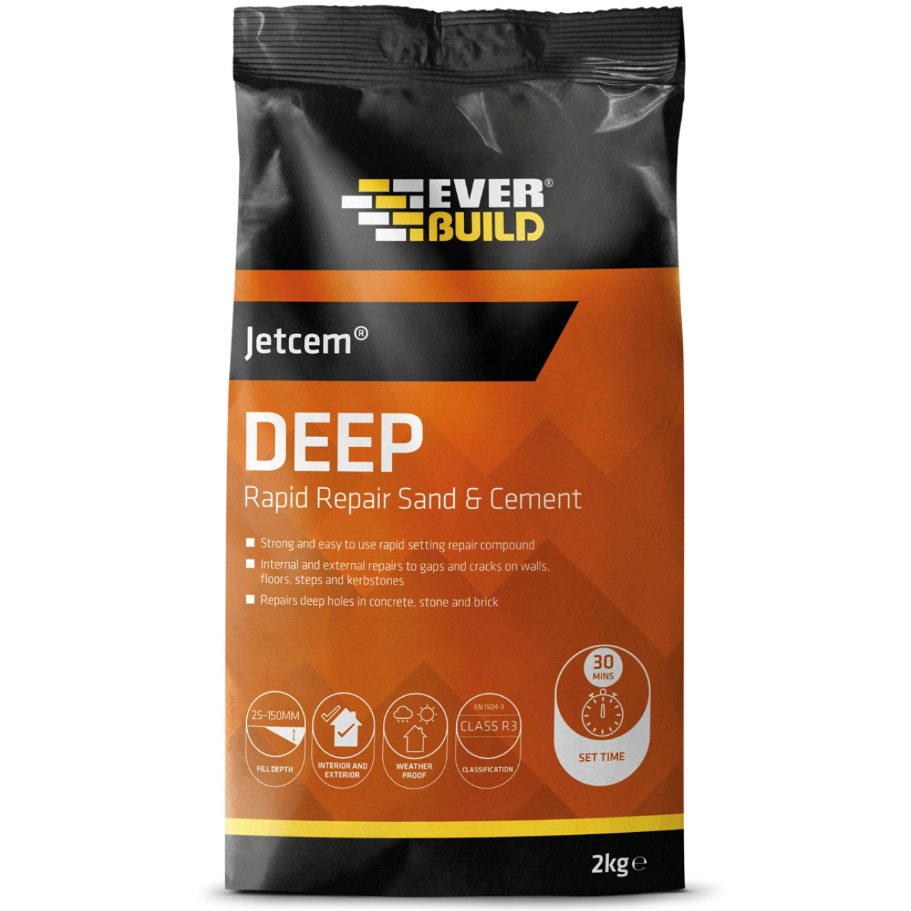 Photograph of Everbuild Jetcem Premix Sand & Cement 2Kg