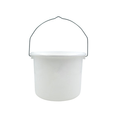 Further photograph of Faithfull Plastic Paint Kettle 2.5L, White, for All Paint Types, 175mm Width