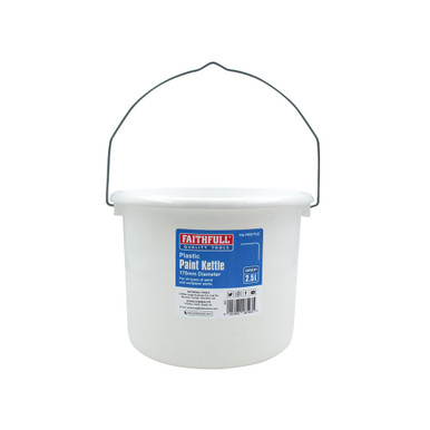 Further photograph of Faithfull Paint Kettle Plastic 2.5L