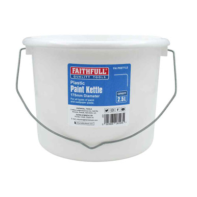 Further photograph of Faithfull Paint Kettle Plastic 2.5L