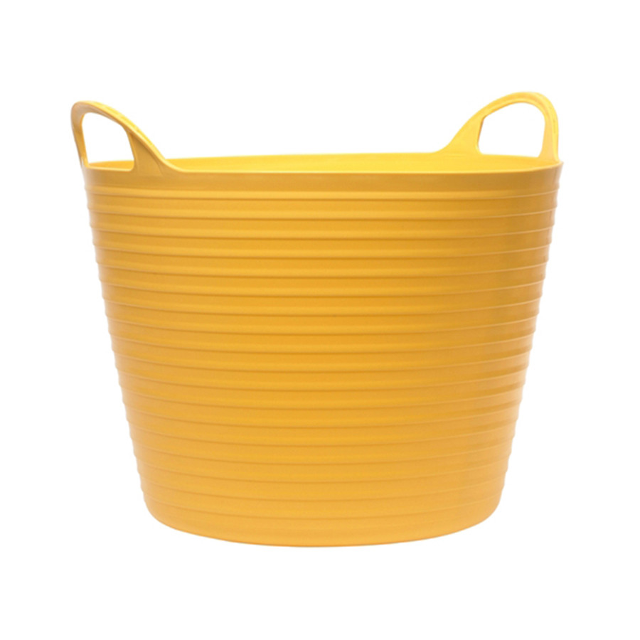 Photograph of Faithfull Heavy Duty Polyethylene Flex Tub 15L Yellow