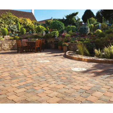 Further photograph of Sorrento Block Paving 60mm Carrara Stone (7.35m? Pack)