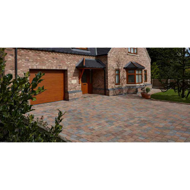 Further photograph of Sorrento Block Paving 60mm Carrara Stone (7.35m? Pack)