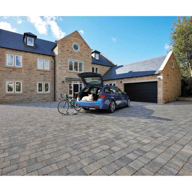 Further photograph of Sorrento Block Paving 60mm Granite Stone (7.35m2 Pack)