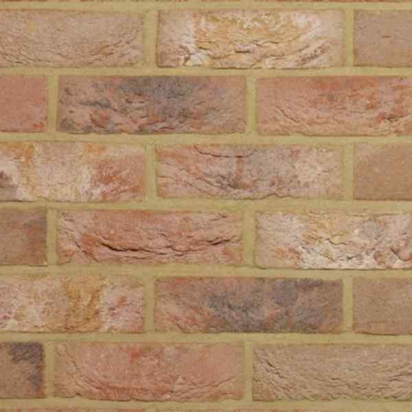 Photograph of Wienerberger Kempley Antique Facing Brick, Red multi, 215 x 102.5 x 65mm