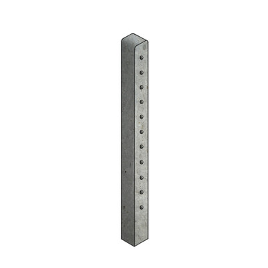 Further photograph of Concrete Post Universal Multi Holed 100mm x 100mm x 2.13m