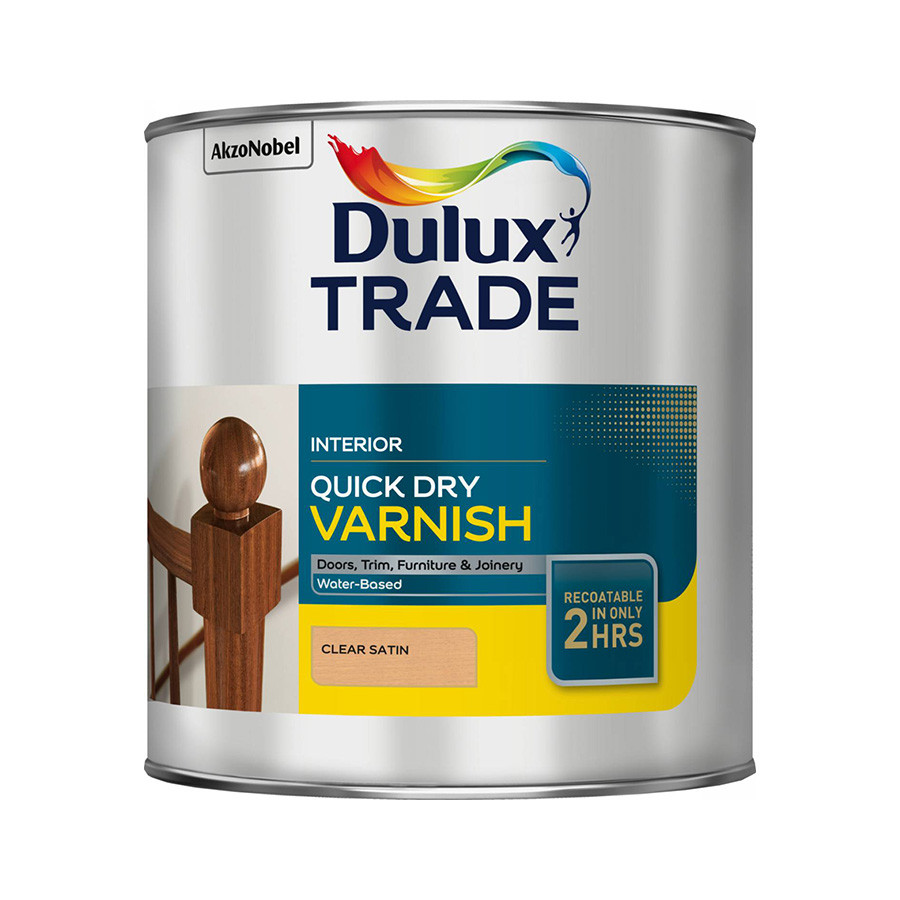 Photograph of Dulux Quick Drying Varnish Satin 2.5L