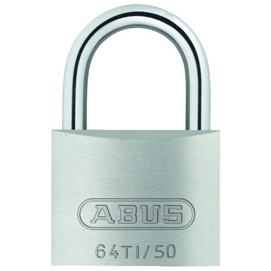 Further photograph of Abus Padlock 64Ti/50, Aluminium, 29mm Length, Indoor, 7.9375mm Shackle