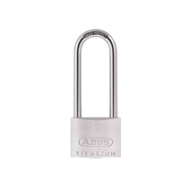 Abus 64ti/50HB80 Titalium Padlock 50mm x 80mm Long Shackle Carded