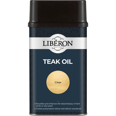Further photograph of Liberon Teak Oil With UV Filters 500ml