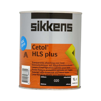 Sikkens Cetol HLS Plus Woodstain 020 Ebony 1L Basecoat