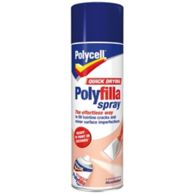 Further photograph of Polycell Quick Drying Polyfilla Spray 300ml