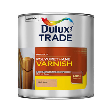 Further photograph of Dulux Polyurethane Varnish Gloss 2.5L