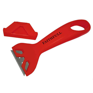 Faithfull Window & Glass Scraper 170mm x 60mm Blade