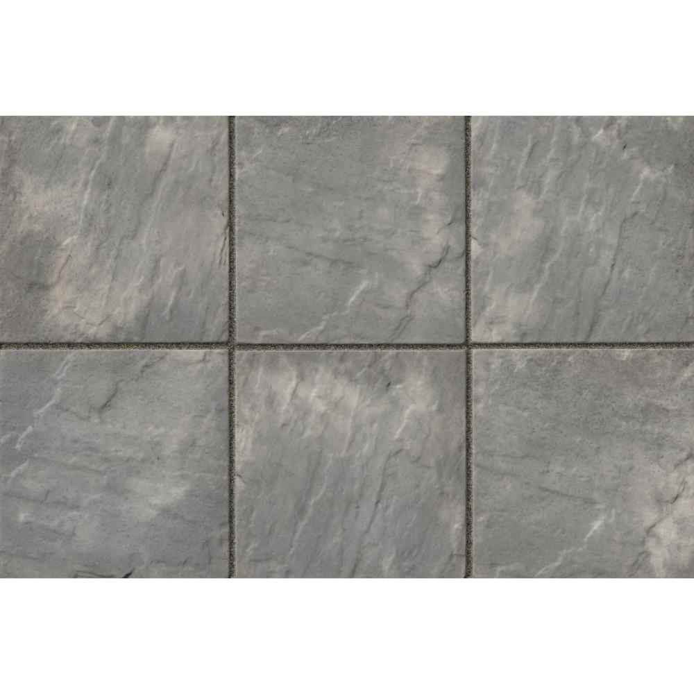 Bourton Riven Concrete Paving Slabs 450mm x 450mm x 32mm Misty Grey