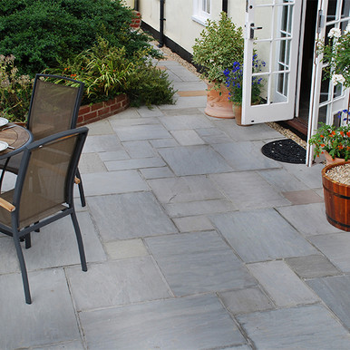 Global Stone Gardenstone Paving, Pure Grey, Natural Stone, UKCA Approved Project pack product image