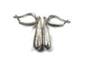 Dangling Briolette Earrings 18K White Gold Unique Earrings Fine Quality Antique