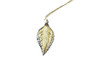Leaf Shaped Necklace Pendant/chain Unique Fine Jewelry, Leaf Jewelry, Gift for Her, 