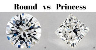 Round vs Princess Cut Diamonds