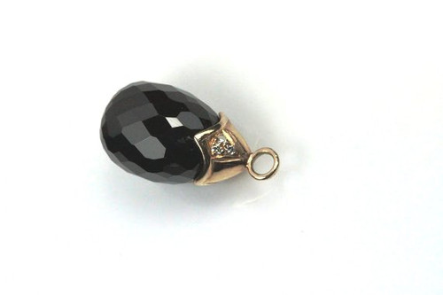 Beautiful Natural Black Spinel Gemstone Pendent