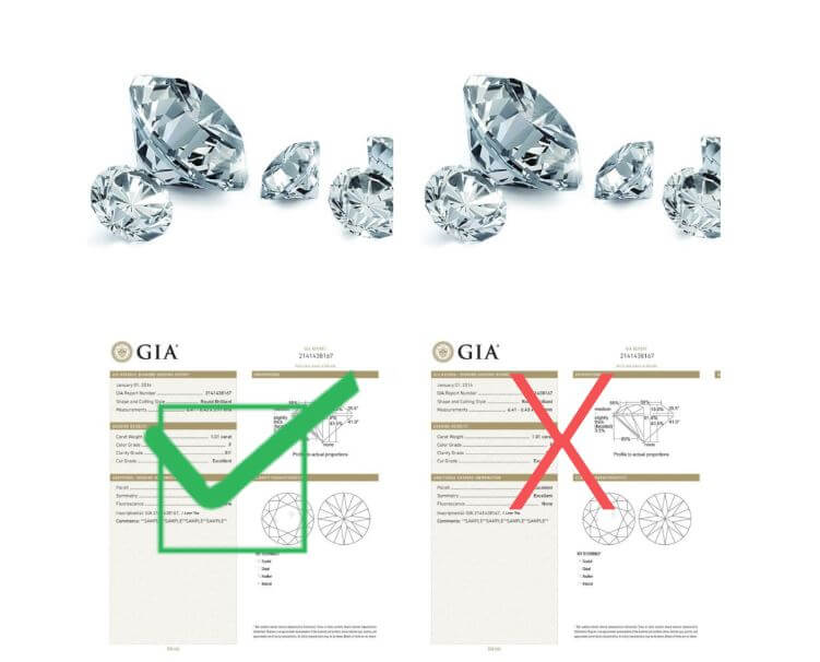 non certified diamonds