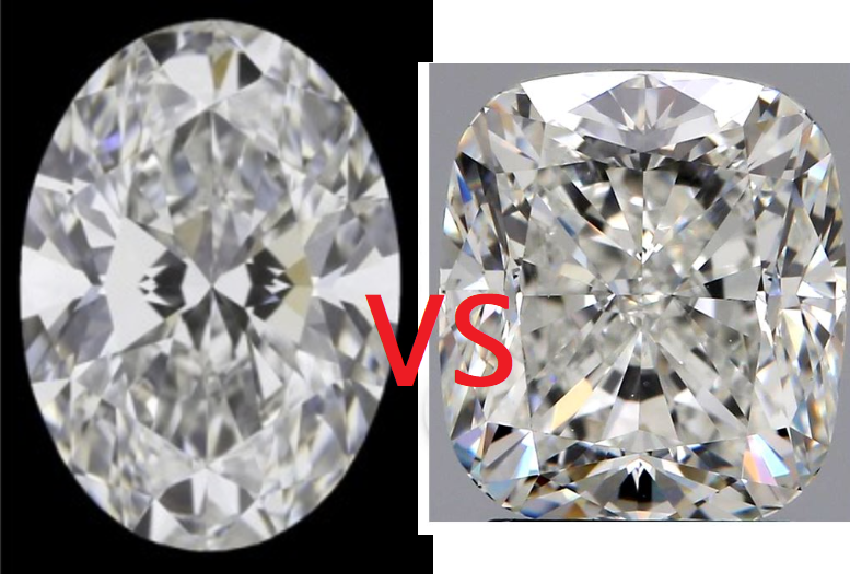 Oval vs Cushion Cut Diamonds | What Is 
