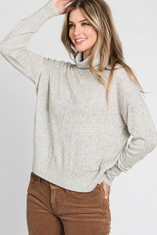 Kassidy Essential Relaxed Turtleneck Sweater