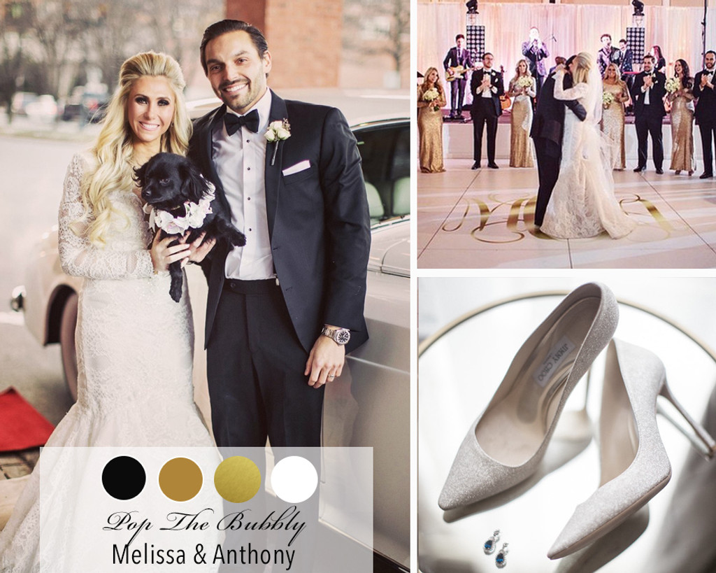 Pop the Bubbly: Melissa & Anthony Wedding Registry Feature