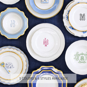 Monogrammed Dinnerware