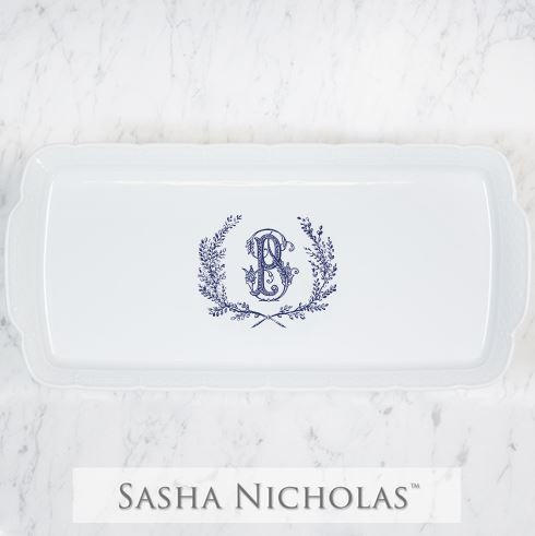 White-pollnow Weave Hostess Platter, White-Pollnow Weave Hostess Platter, Sasha Nicholas