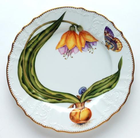 Flowers Of Yesterday Yellow Buttercup Dinner Plate, ANNDVC-AW35, Sasha Nicholas