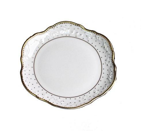 Simply Anna Polka Gold Bread & Butter Plate, ANNDVC-SAP3, Sasha Nicholas