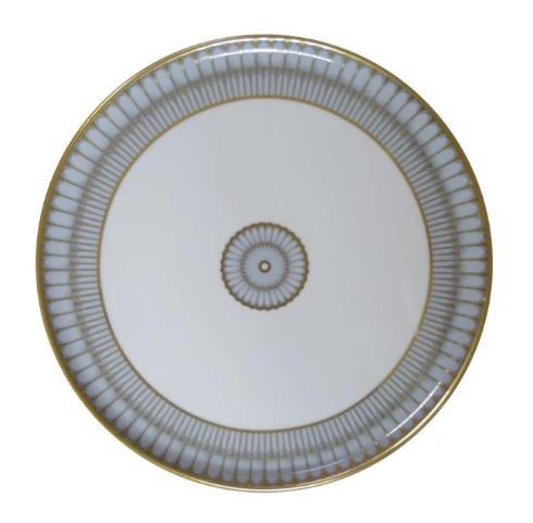 Arcades Grey & Gold Round Cake Platter, DESBIA-033908, Sasha Nicholas