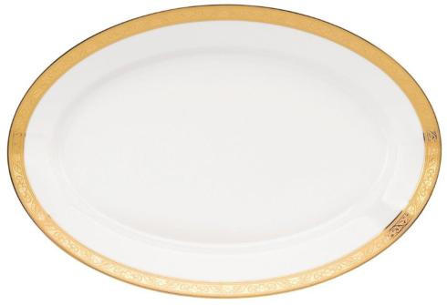 Trianon Gold Oval Platter, DESBIA-POV-RI7070, Sasha Nicholas