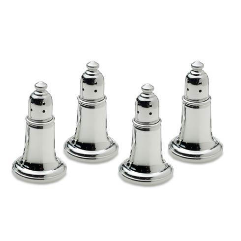 Pewter Home And Tabletop Salt And Pepper Shakers, Set Of 4, EMPLBD-744-4, Sasha Nicholas