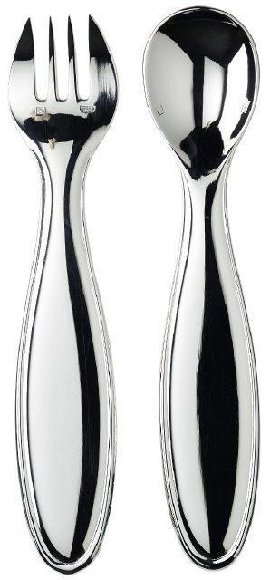 Hollowware & Giftware Baby Gifts Mistral Baby Flatware 2 Pieces In A Case, ERCRSL-F57T620-02, Sasha Nicholas