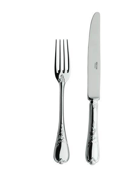 Silver Plated Flatware Du Barry Salad Serving Fork, ERCRSL-F650400-44, Sasha Nicholas