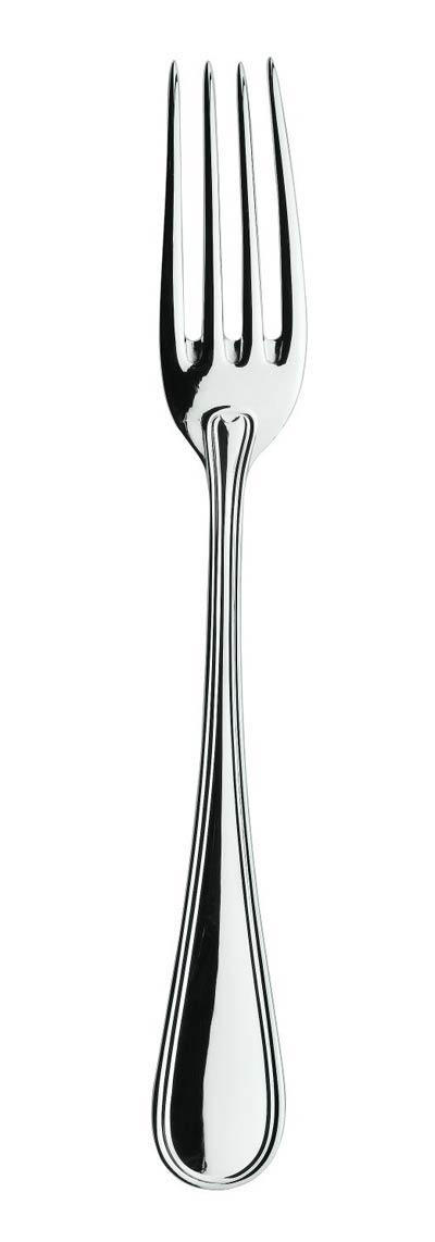 Silver Plated Flatware Regency Dinner Fork, ERCRSL-F650240-02, Sasha Nicholas