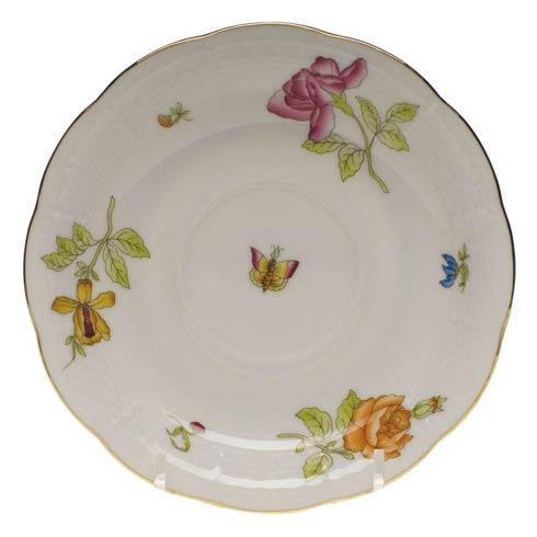 Antique Iris Tea Saucer - Motif 01